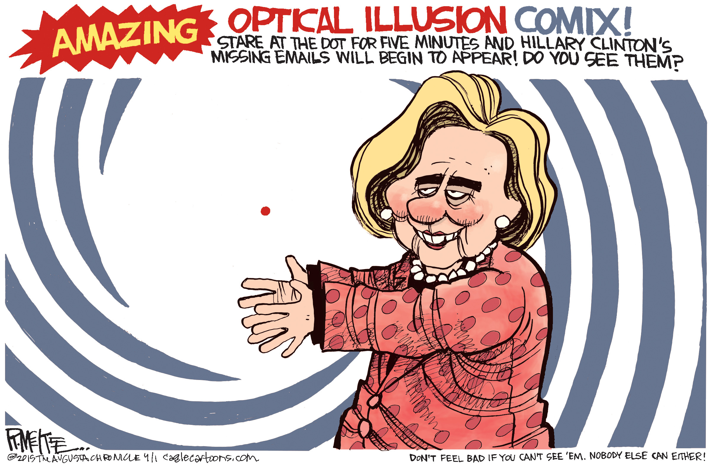 Editorial cartoon: Hillary’s missing emails