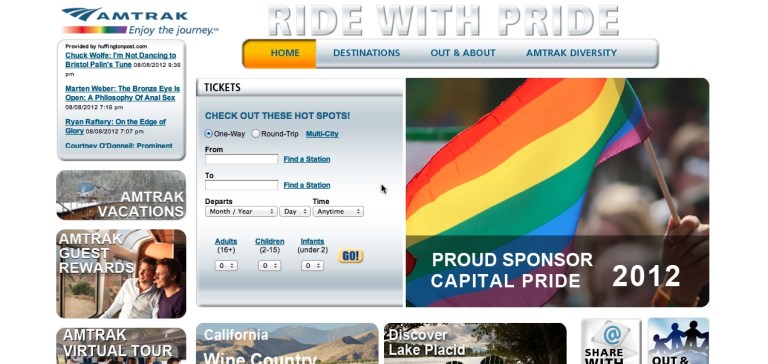 Amtrak’s Pride
