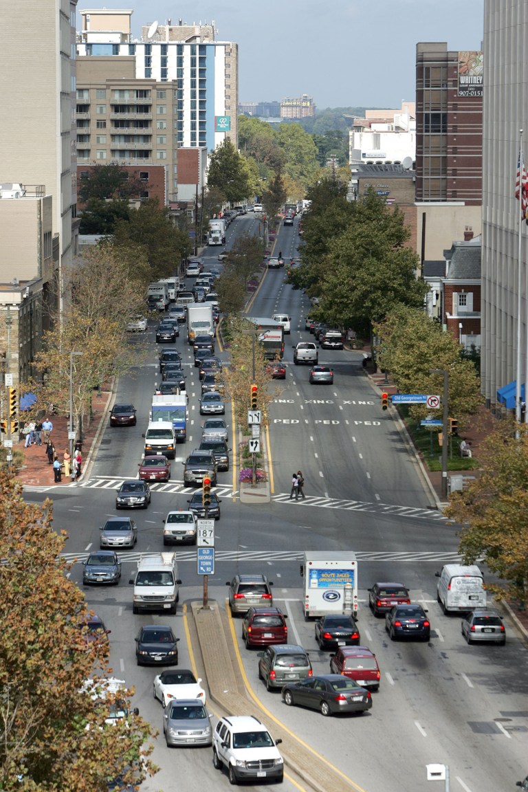 Montgomery County officials are giving county residents more time to raise concerns about the county's proposed bus rapid transit system that would travel along Route 355, above, and Route 29 from Clarksburg to Silver Spring. (Photo: Examiner file)