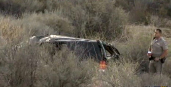 Girl, 9, walks to get help after crash kills dad