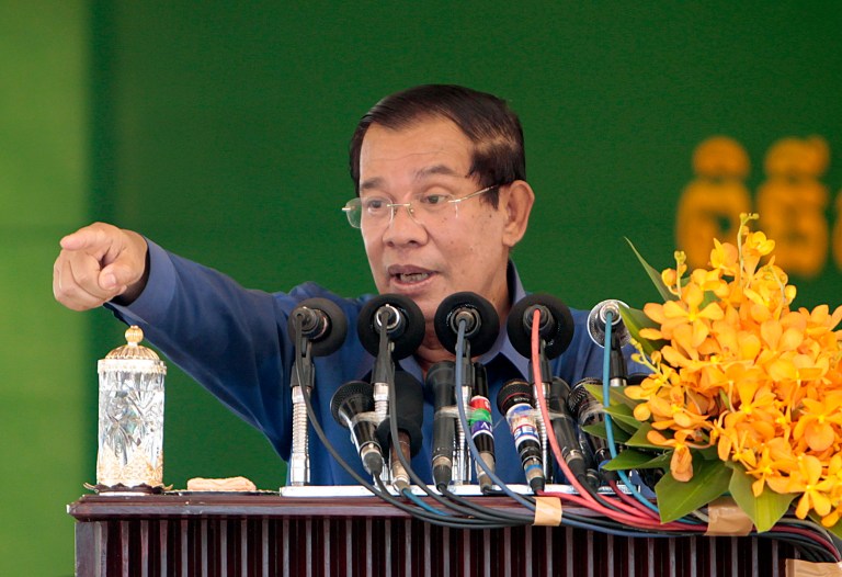 The government is waging war on Cambodian democracy. (AP Photo/Heng Sinith)