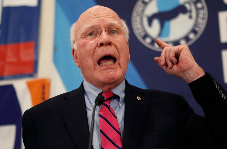 Leahy admonished his colleagues, remarking, 