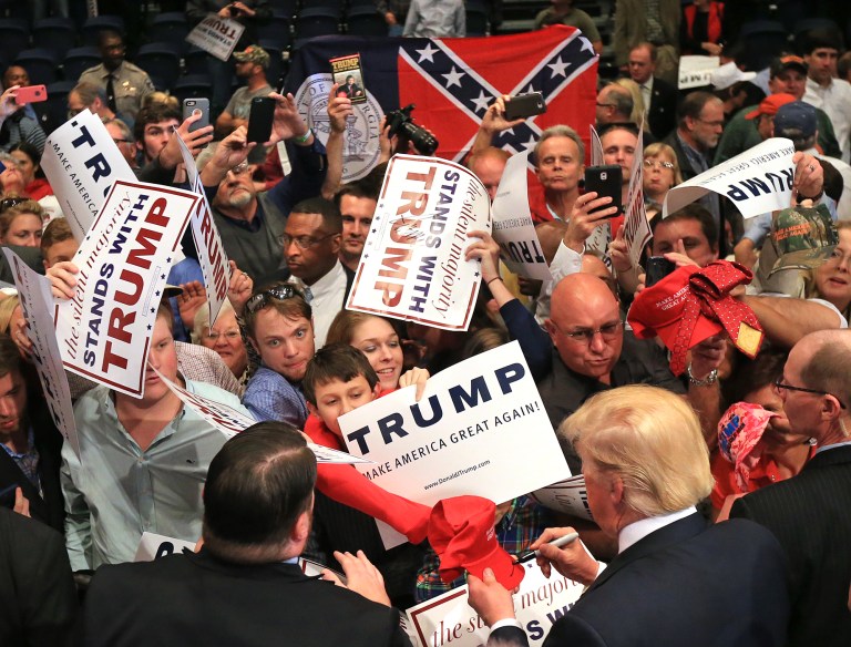 Sixty-five percent of GOP respondents in the latest Bloomberg Politics/Purple Strategies poll favored Trump's call for a 