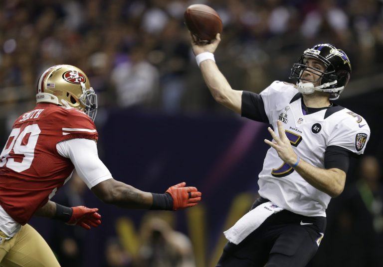 Evan Vucci/AP
Ravens quarterback Joe Flacco was named MVP of Super Bowl XLVII.