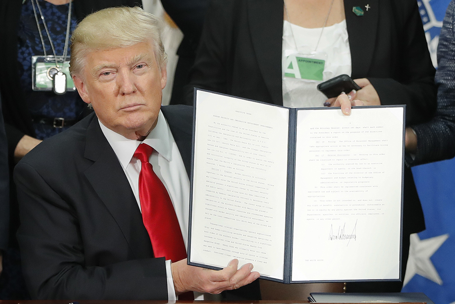 Trump says immigration order needed to stop ‘bad dudes’