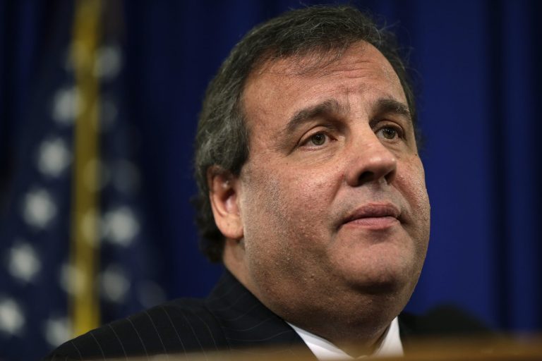 New Jersey Gov. Chris Christie speaks during a news conference at the Statehouse in Trenton, N.J., on Thursday. (AP Photo/Matt Rourke)