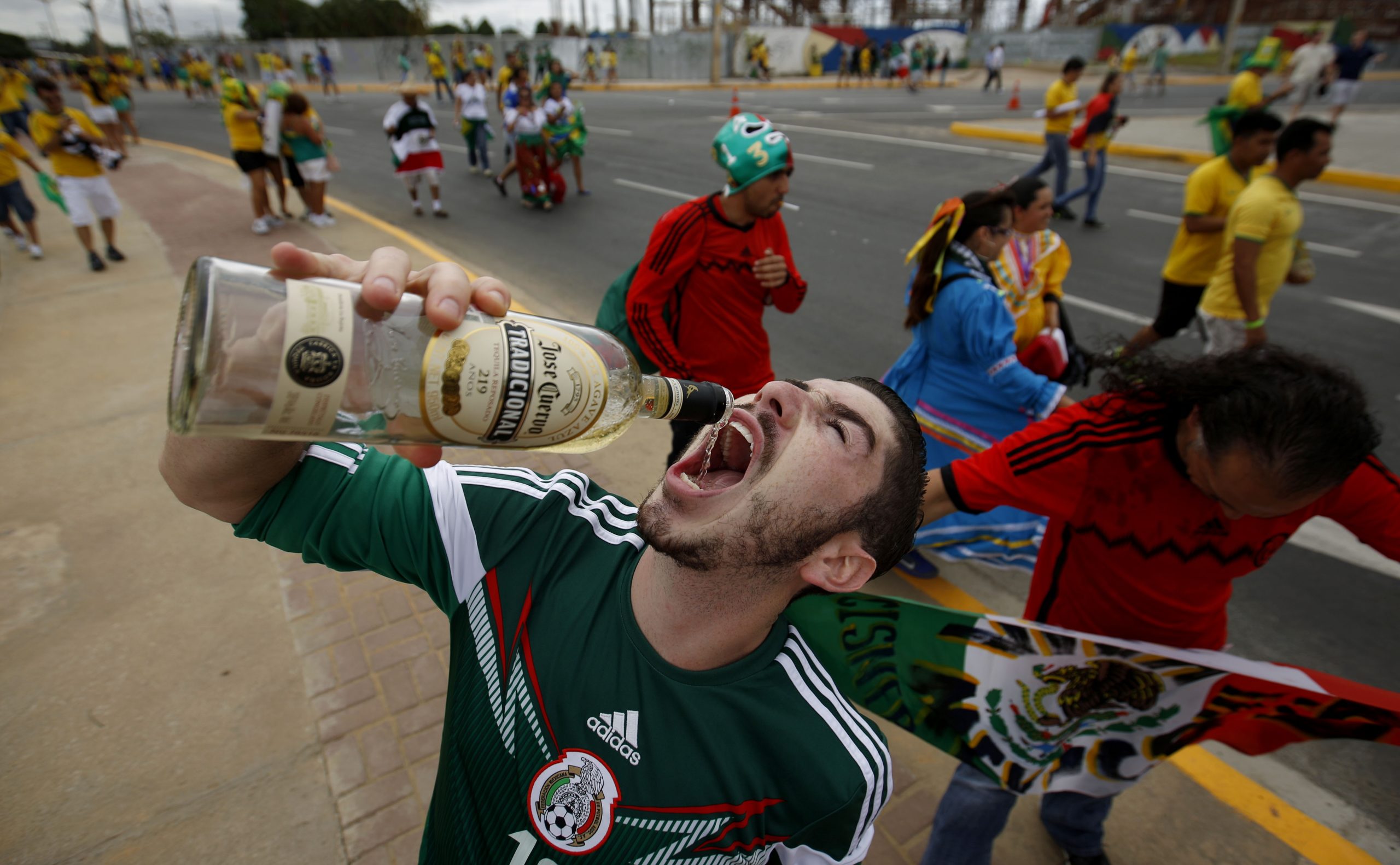 Latin Americans cheering for each other _ for now