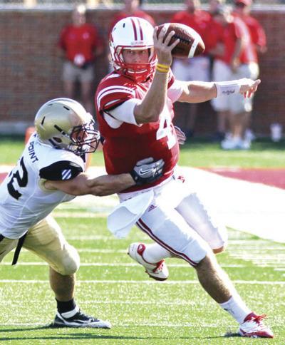 Al Behrman/AP
Army linebacker Andrew Rodriguez, a Biship Ireton High graduate, will return to the area to play Navy at FedEx Field on Dec. 10.