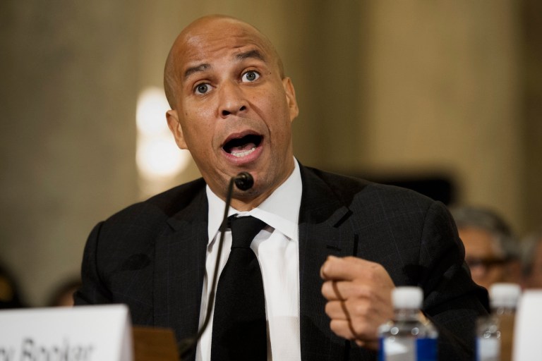 Sen. Booker has stayed completely mum on whether he will vote to confirm Judge Gorsuch to the Supreme Court. (AP Photo/Cliff Owen)