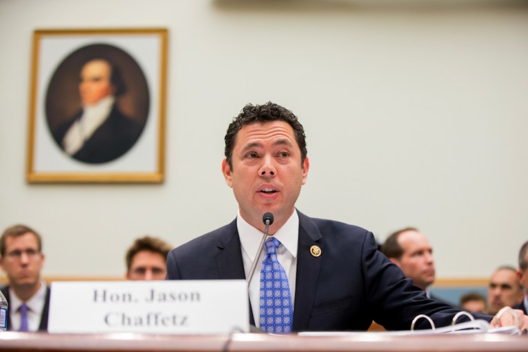 House Oversight Chairman Jason Chaffetz says Howard Shelanski hasn't turned over enough documents. (AP Photo/Andrew Harnik)