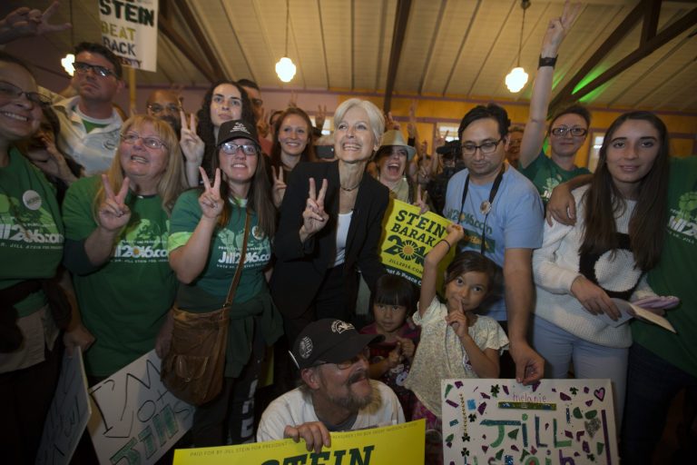 Jill Stein wants to give peace, and Castro, a chance. (AP Photo/D. Ross Cameron)
