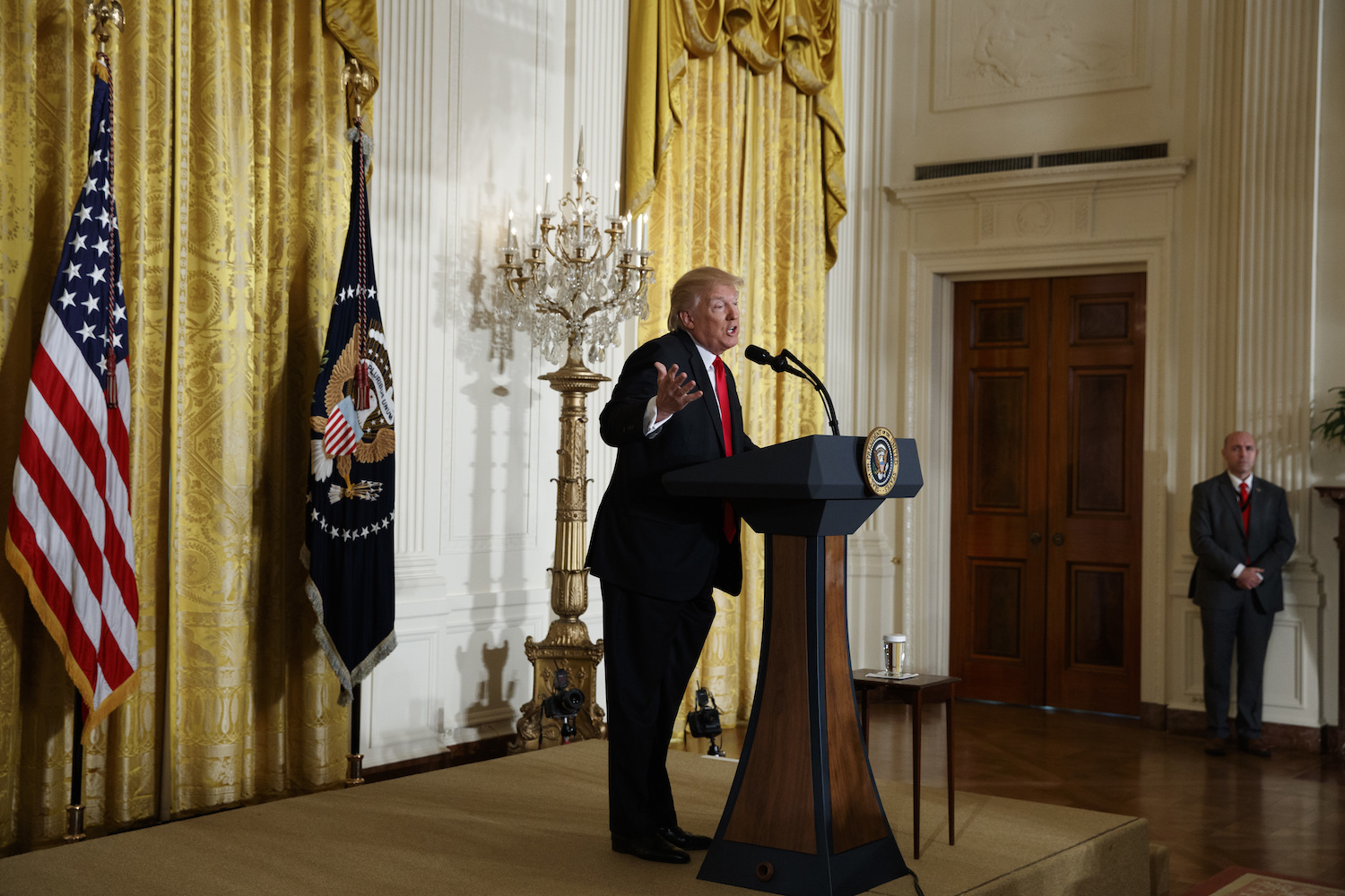 Forty percent of Americans didn’t even hear about Trump presser, poll finds