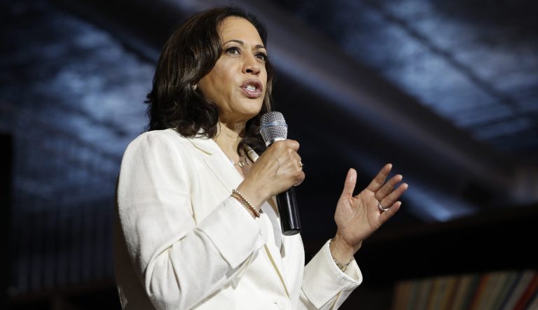 Democratic presidential candidate Sen. Kamala Harris