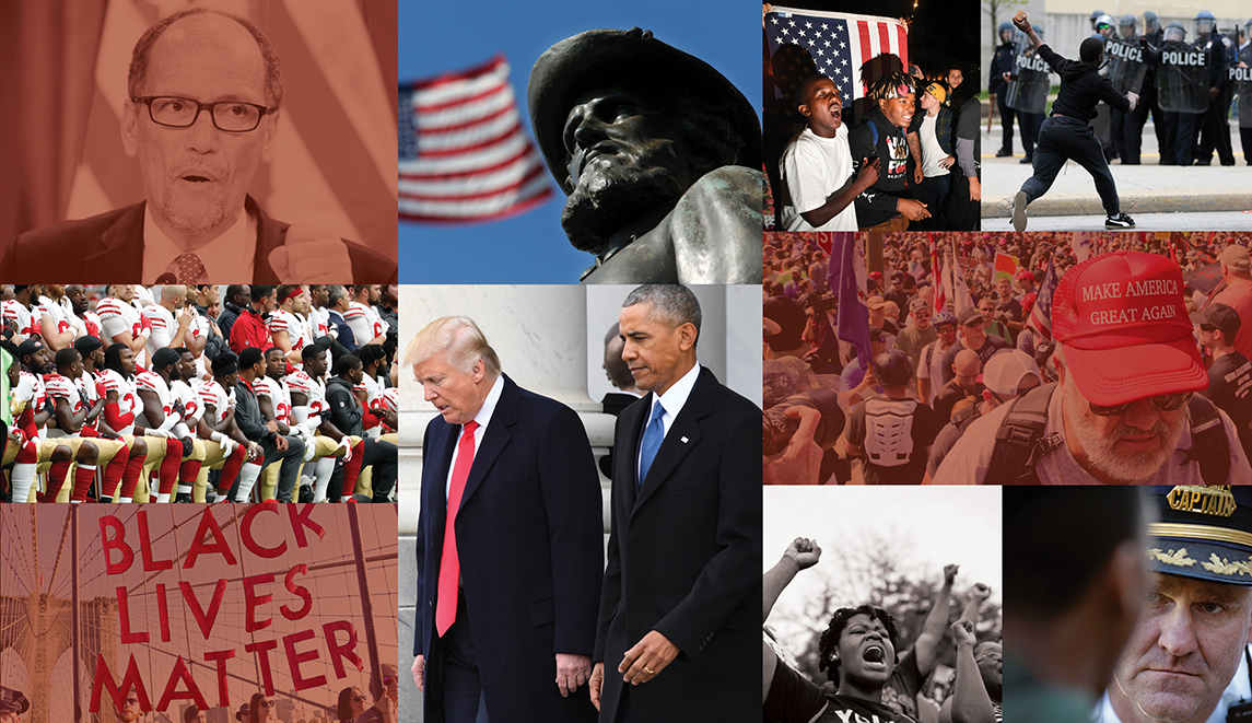 Racial politics: Democrats brought the coals, Trump fanned the flames