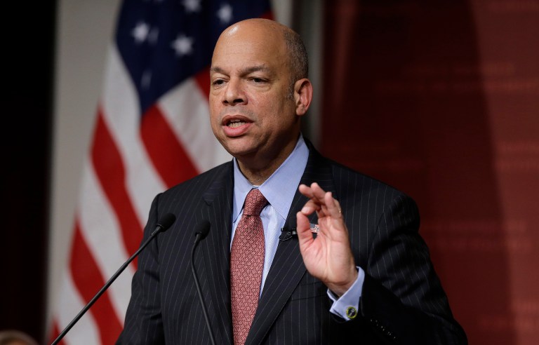 Homeland Security Secretary Jeh Johnson told reporters at a press conference in New York City that federal agents do not believe Micah Xavier Johnson had 