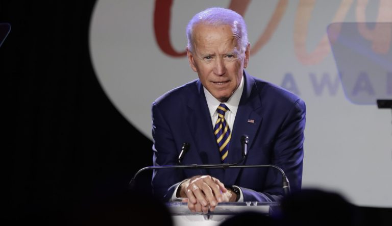 Former Vice President Joe Biden speaks at the Biden Courage Awards, Tuesday, March 26, 2019, in New York.