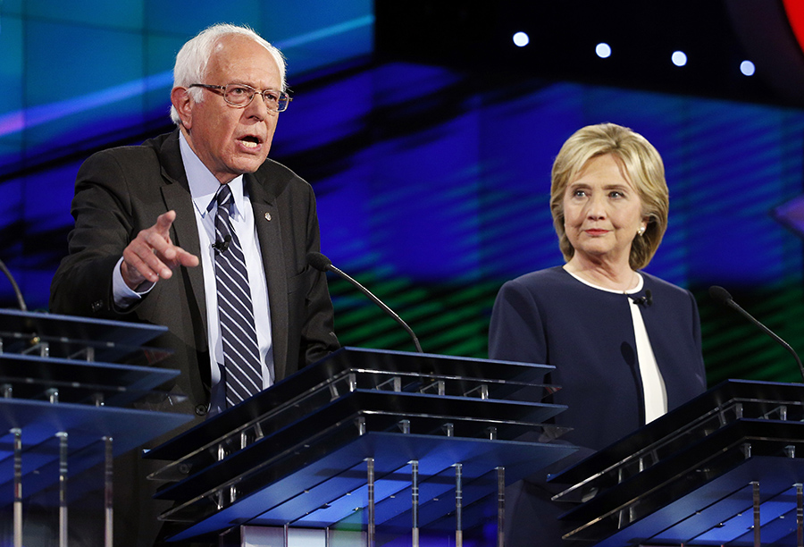 Clinton hopes to block Sanders’ momentum in Dem debate