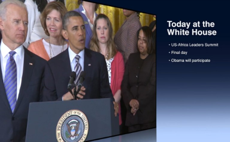 President Obama today will again participate in the US-Africa Leaders Summit at the White House.