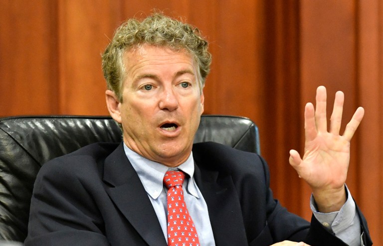 Rand Paul revealed a replacement for Obamacare that would have a bigger impact on employer-sponsored plans than other Republican alternatives. (AP Photo/Timothy D. Easley)