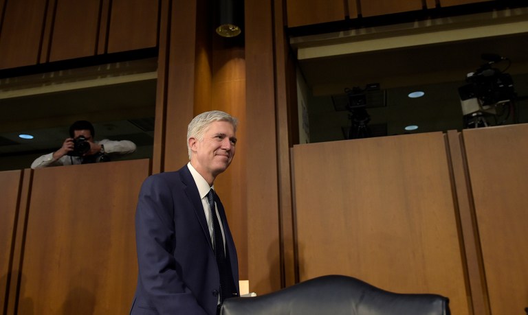 Two Democratic senators have announced their intention to vote in favor of Gorsuch. (AP Photo/Susan Walsh)