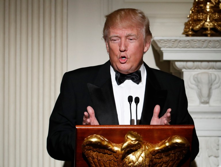 President Trump told Breitbart the failure during the best picture award was the result of making the event a political event. (AP Photo/Manuel Balce Ceneta)