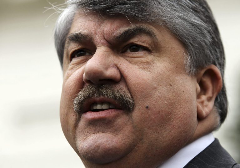 AFL-CIO President Richard Trumka said he was 
