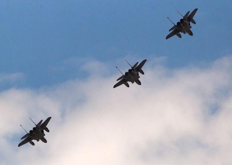 And as a small nation with a small cadre of pilots, 72 F-15s should be more than enough to fulfill Qatar's defense needs.
		 (AP Photo/J. Scott Applewhite)