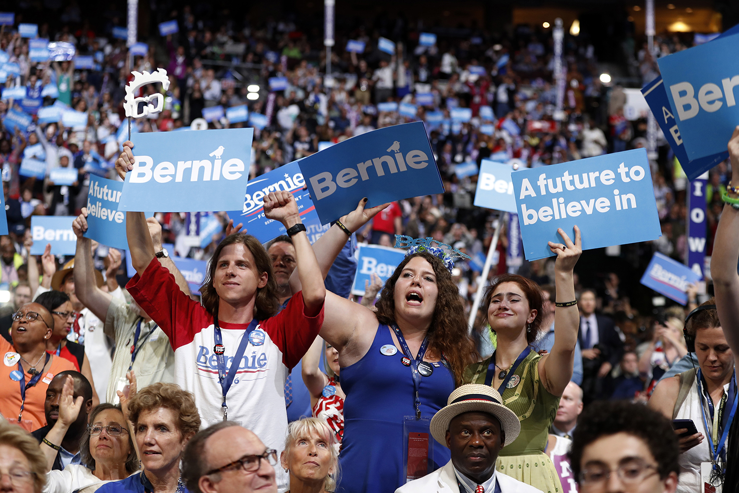 Sanders mob casts shadow on Clinton’s historic night