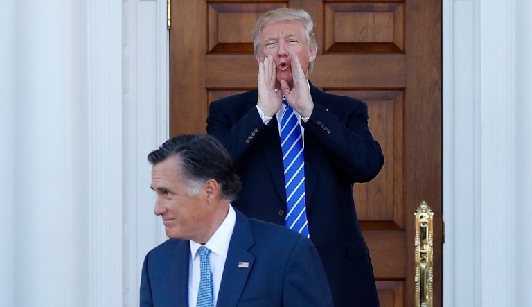 Former Massachusetts Gov. Mitt Romney, now a Republican Senate candidate in Utah, called President Trump a "phony" and a "fraud" during Trump's 2016 campaign. (AP Photo/Carolyn Kaster)