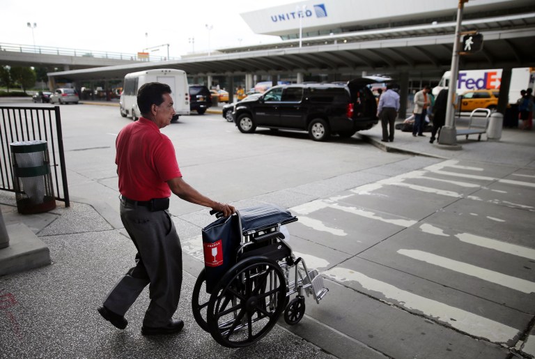 Customs and Border Protection officers made the discovery at John F. Kennedy International Airport on Sunday. (AP Photo/Seth Wenig)