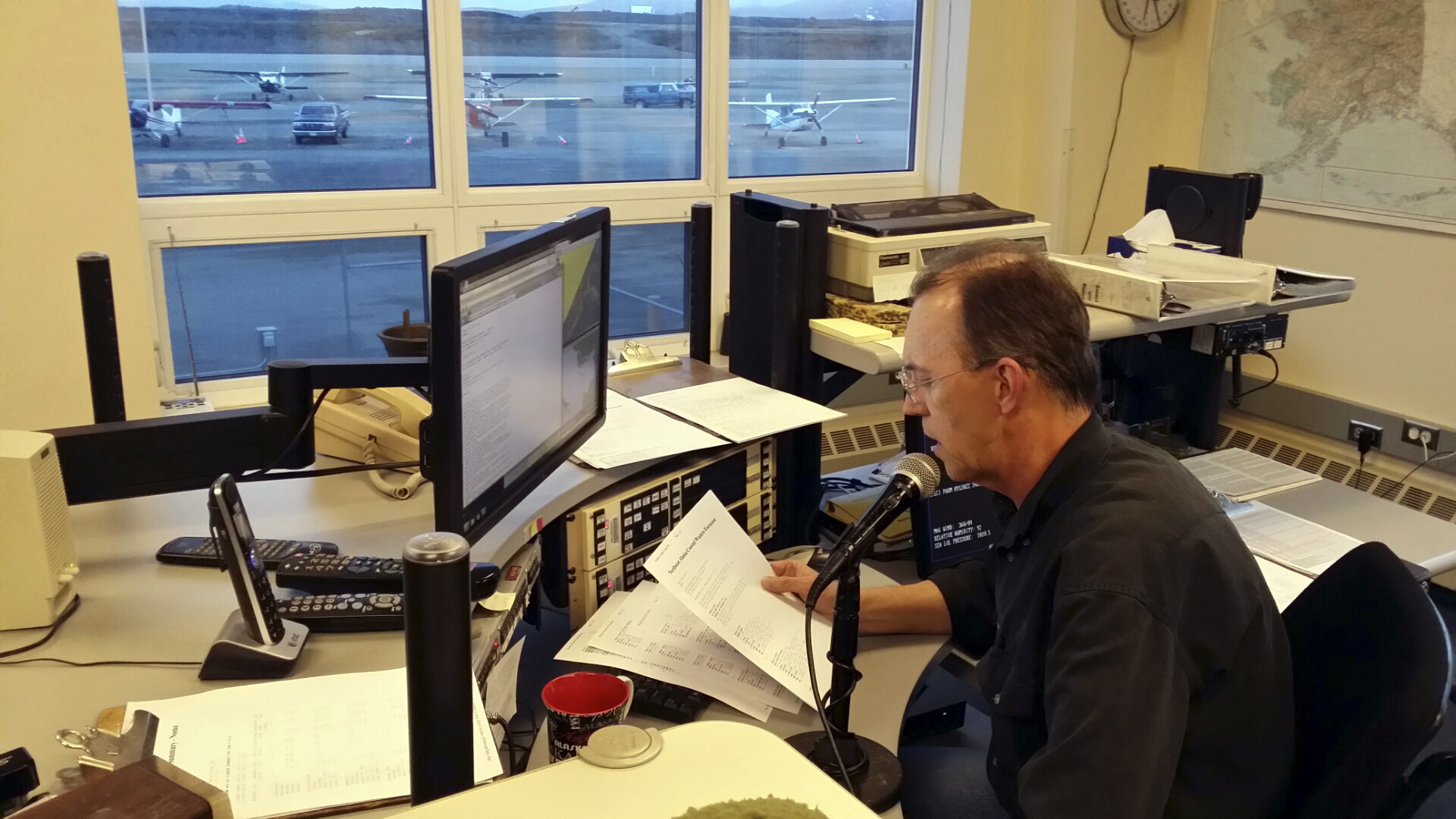 Computers replace humans reading weather reports