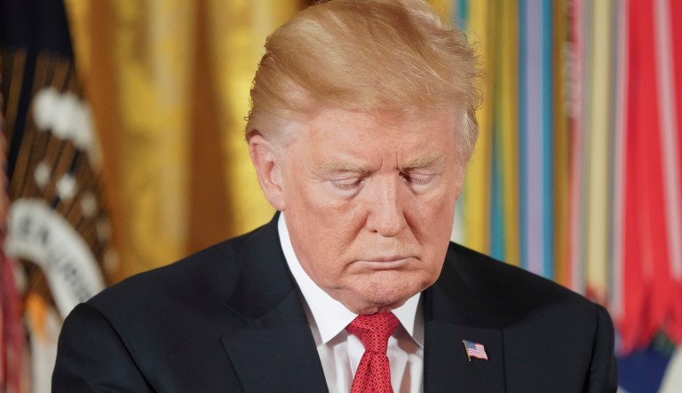 According to a new poll, support for impeaching President Trump is at an all-time high. It's important to note, however, the poll was conducted before the indictments of former Trump campaign associates were made public. (AP Photo/Pablo Martinez Monsivais)