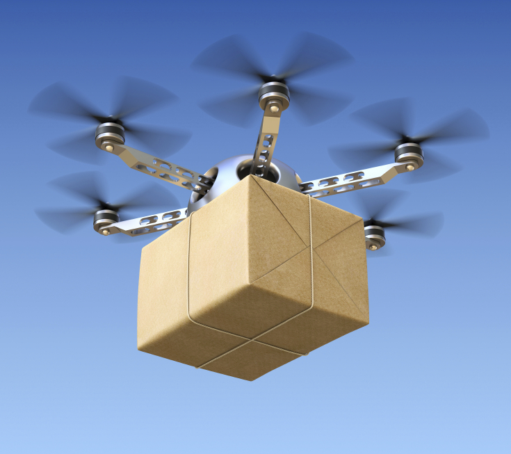 Drones are being used to deliver food and packages, show off houses, and get aerial footage for filmmakers. (iStock Image)