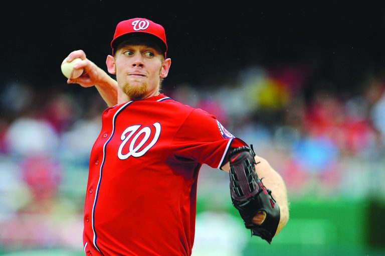 Patrick McDermott/Getty Images
Stephen Strasburg threw six shutout innings but got a no-decision in the Nationals' victory over the Cardinals on Sunday.