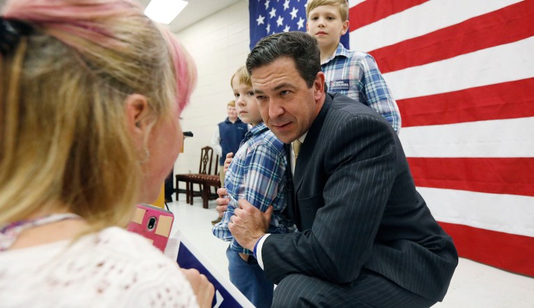Some in the Republican Party see State Sen. Chris McDaniel, R-Ellisville, as a candidate in the mold of Roy Moore, Todd Akin, and Richard Mourdock. (AP Photo/Rogelio V. Solis)