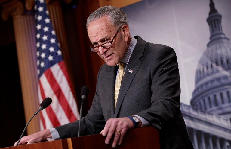 Senate Minority Leader Chuck Schumer vowed to fight the GOP replacement to Obamacare 