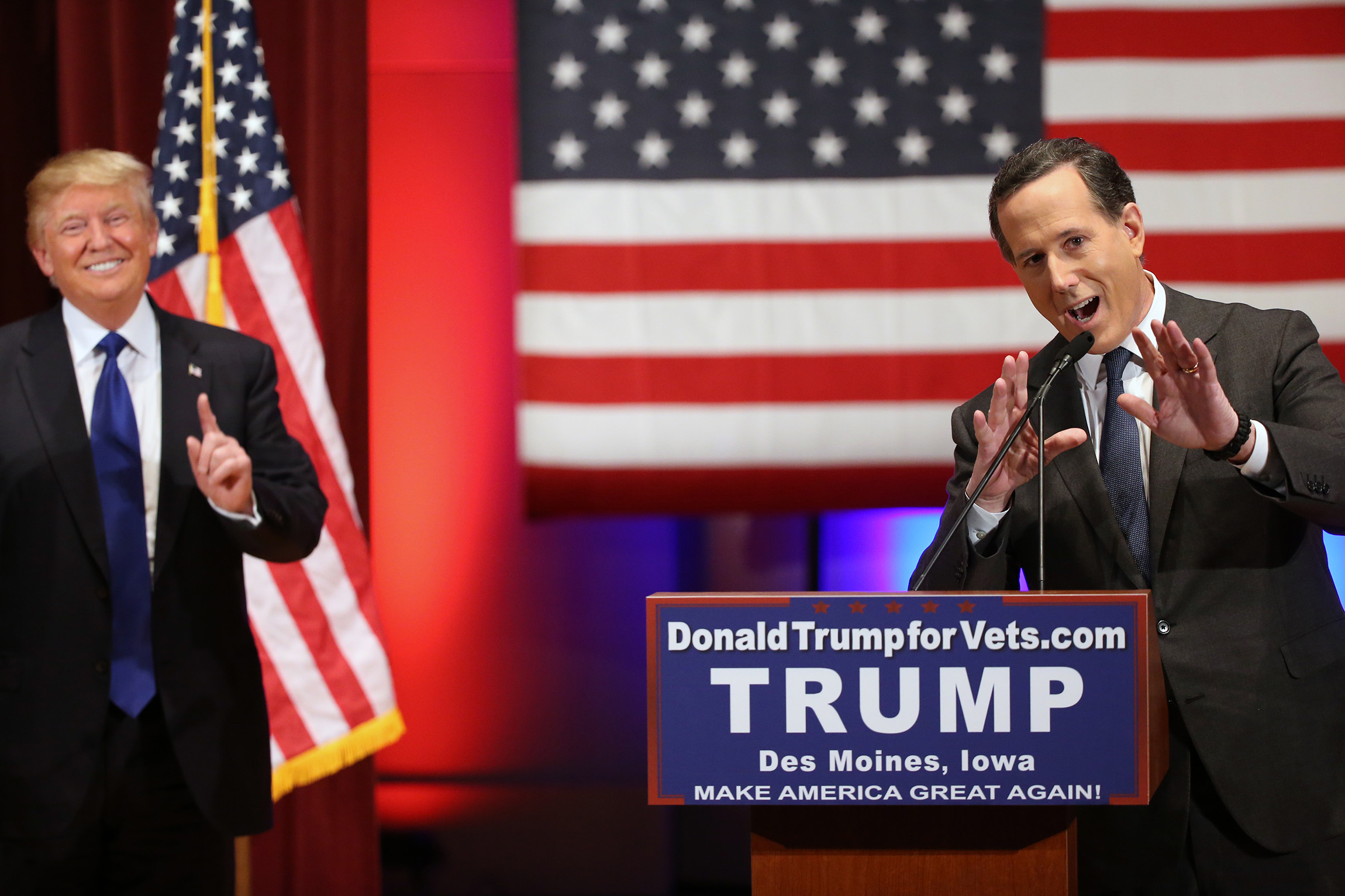 Santorum endorses Trump
