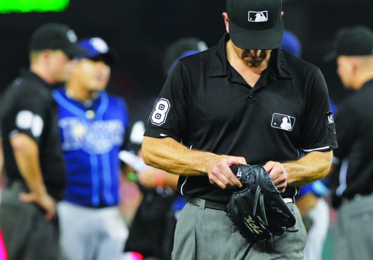 Alex Brandon/AP
Rays reliever Joel Peralta was ejected for having a 