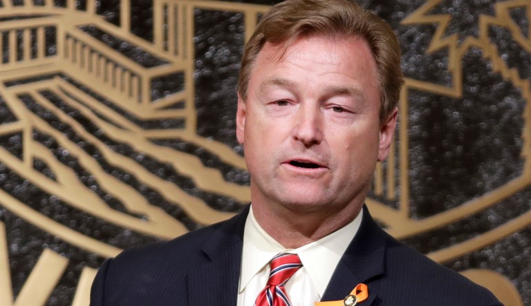 Sen. Dean Heller, R-Nev., has voted both for and against Obamacare repeal. (AP Photo/Isaac Brekken)