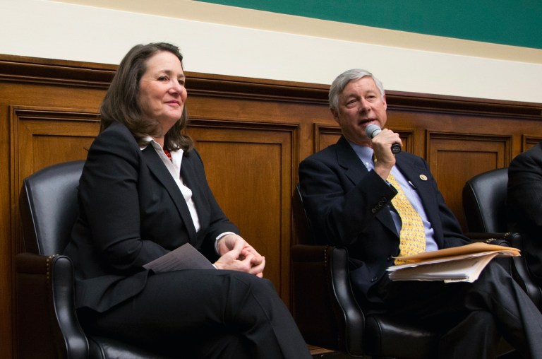 Reps. Fred Upton, R-Mich., and Diana DeGette, D-Colo., said Trump's proposed budgets cuts are far too drastic. (AP)