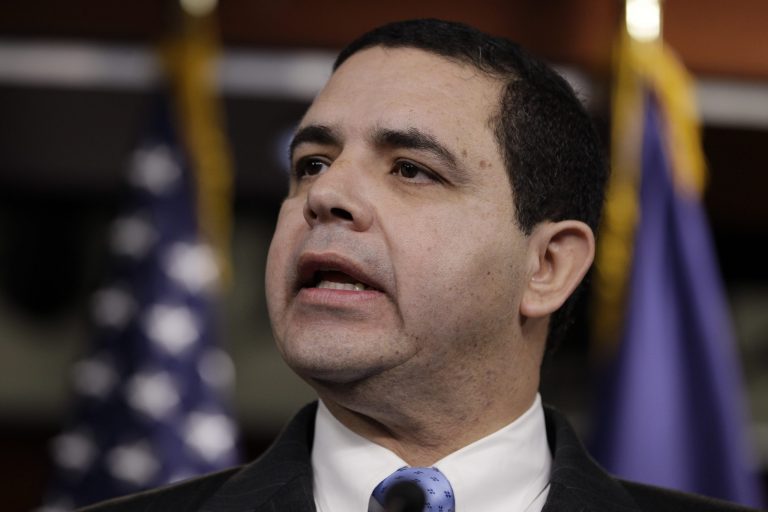 Rep. Henry Cuellar, D-Texas, speaks during a news conference on Capitol Hill in Washington, Tuesday, Jan. 4, 2011. (AP Photo/Charles Dharapak)