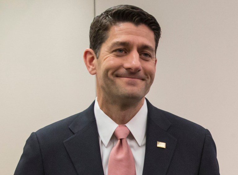 Ryan talked taxes, manufacturing and, of course, cheese making district visits in Wisconsin. (AP Photo/J. Scott Applewhite)