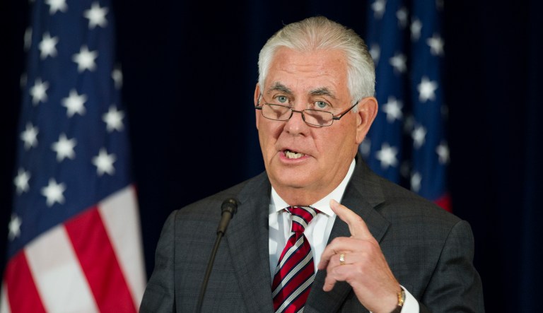 North Korea's submarine nuclear ballistic missile capabilities are advancing. Time is running out. But President Trump and Secretary of State Rex Tillerson offered distinctly mixed messages on North Korea. (AP Photo/Cliff Owen, File)