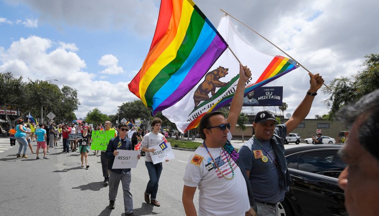 Democrats say failing to collect this data will give federal policymakers an incomplete picture of the U.S. population, which could hurt LGBT people when policy is made. (AP Photo/Mark J. Terrill)