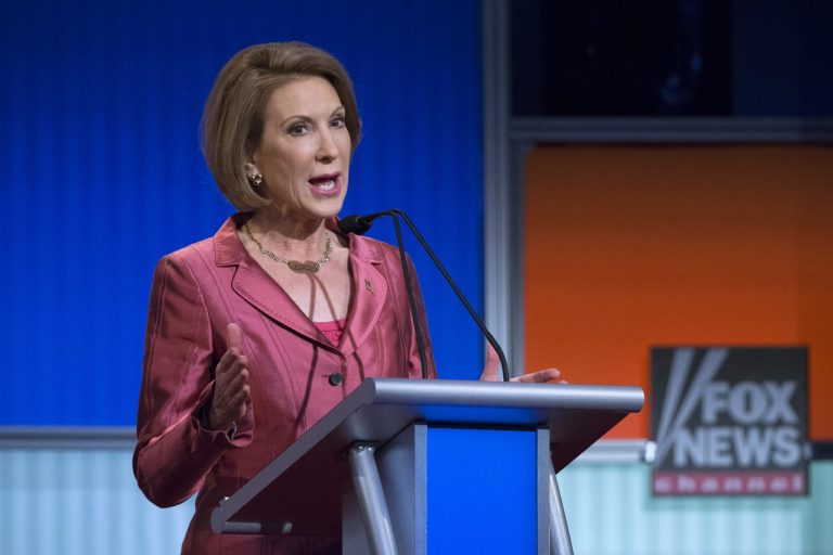 When asked by Bloomberg News about the former Florida governor's comments, Carly Fiorina called them 