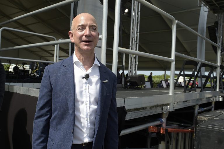 Head of Amazon and the Washington Post responded to Trump in a way no one else could. (AP Photo/Phelan M. Ebenhack)