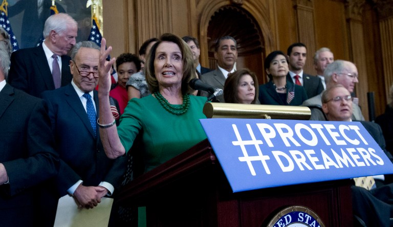 Democrats' history on immigration is one of empty rhetoric and base deception. (AP Photo/Jose Luis Magana)