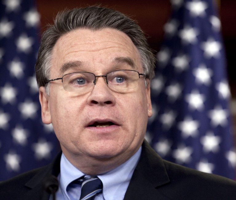   FILE - In this Jan. 20, 2011, file photo, Rep. Christopher Smith, R-N.J., speaks during a news conference on Capitol Hill in Washington, Itâs an issue lawmakers may not want to have to explain at town hall meetings back home. An attempt to fix a problem with the new health care law has created a situation in which members of Congress and their staffers could gain access to abortion coverage, something that currently is denied to federal employees who get health insurance through the government. 