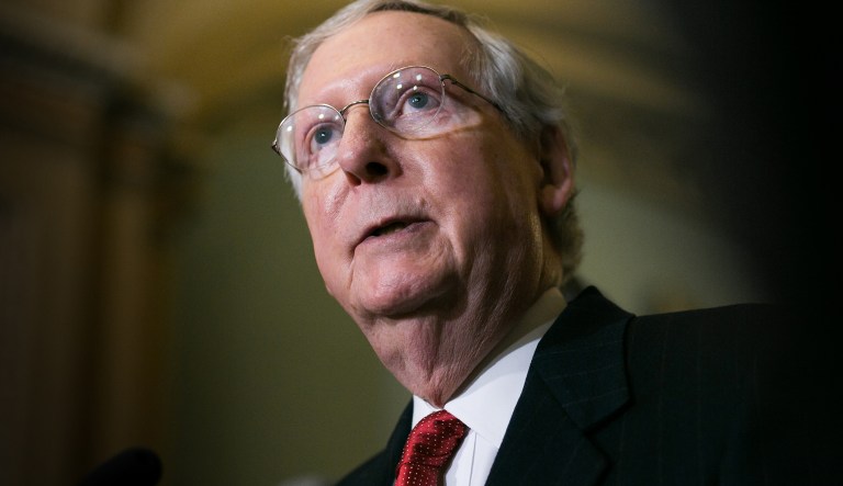Senate Majority Leader Mitch McConnell, R-Ky., said lawmakers will try to negotiate legislation in the coming weeks to protect so-called Dreamers and install new border security and immigration enforcement provisions. (Graeme Jennings/Examiner)