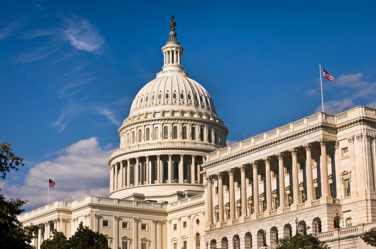 Senate Sergeant at Arms Terrance Gainer announced mid-afternoon Monday that no one would be allowed to enter or exiting the Senate side of the U.S. Capitol until further notice. (Thinkstock)